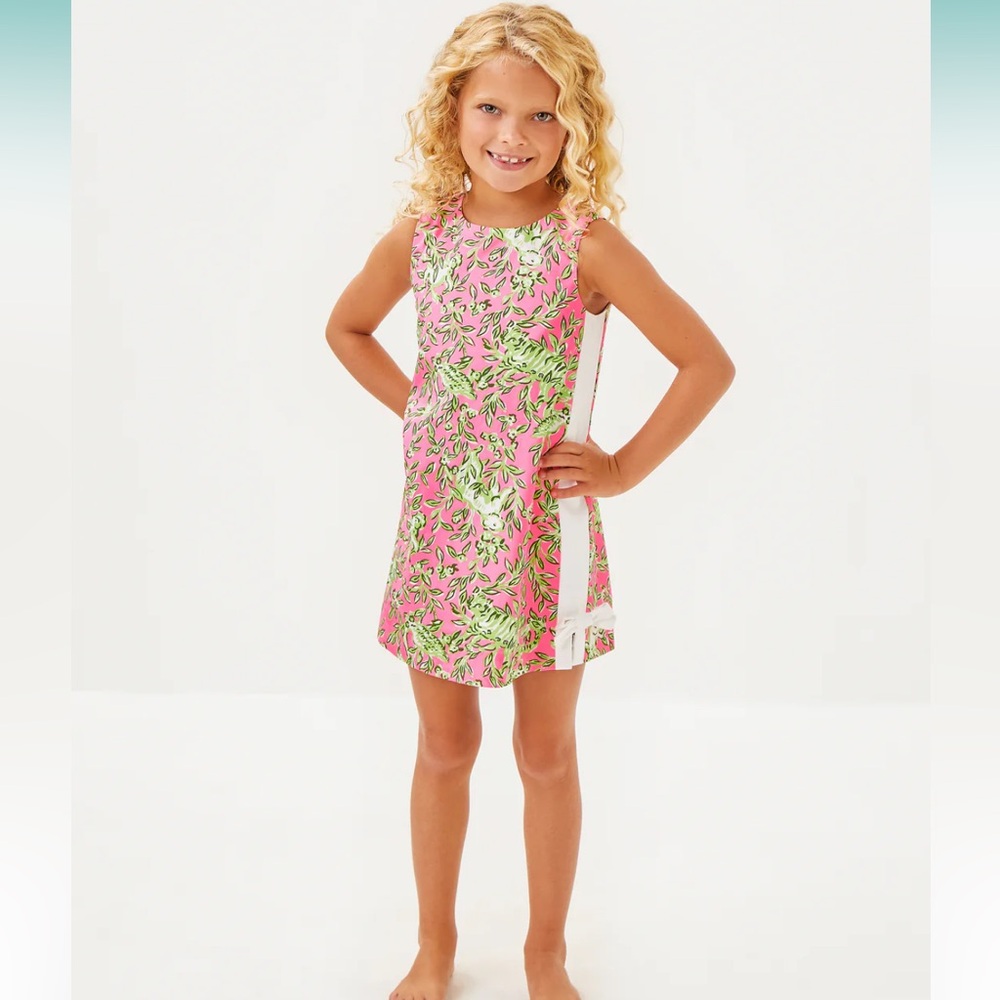 Lilly Pulitzer Little Lilly Classic Mane Character Energy Dress, NWT